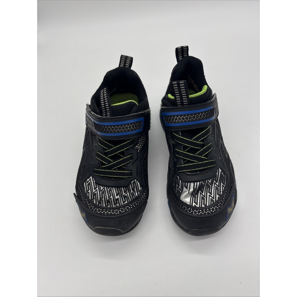 Skechers Tuff Tech Boys Shoes Black And Blue Size 12‎